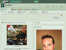 Tablet Screenshot of crucifer01.deviantart.com