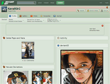 Tablet Screenshot of kawaiigir2.deviantart.com