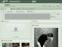 Tablet Screenshot of jodierin.deviantart.com