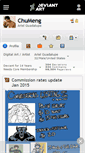 Mobile Screenshot of chumeng.deviantart.com