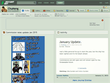 Tablet Screenshot of chumeng.deviantart.com