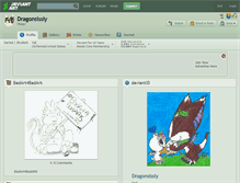 Tablet Screenshot of dragonsissiy.deviantart.com