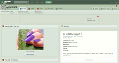 Desktop Screenshot of aomechan8.deviantart.com