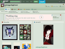 Tablet Screenshot of animegurliegirlover.deviantart.com