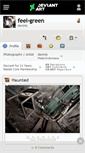 Mobile Screenshot of feel-green.deviantart.com