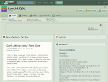 Tablet Screenshot of ilovelinksqeal.deviantart.com