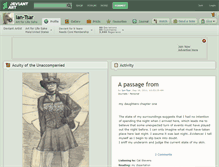 Tablet Screenshot of ian-tsar.deviantart.com