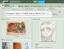 Tablet Screenshot of ankoo.deviantart.com