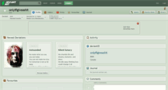 Desktop Screenshot of onlyifigiveashit.deviantart.com