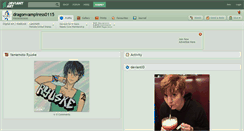 Desktop Screenshot of dragonvampiress0115.deviantart.com