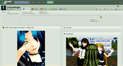 Desktop Screenshot of crimsonkingie.deviantart.com