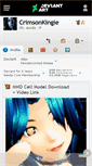 Mobile Screenshot of crimsonkingie.deviantart.com