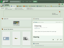Tablet Screenshot of kyllian.deviantart.com