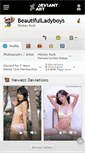 Mobile Screenshot of beautifulladyboys.deviantart.com