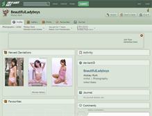 Tablet Screenshot of beautifulladyboys.deviantart.com