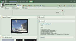 Desktop Screenshot of celestial-delinquent.deviantart.com
