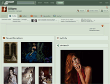 Tablet Screenshot of gilliann.deviantart.com