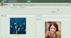 Desktop Screenshot of goccia.deviantart.com