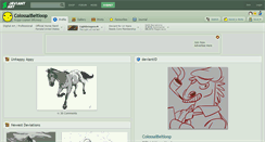 Desktop Screenshot of colossalbeltloop.deviantart.com