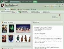 Tablet Screenshot of cherryricesammich.deviantart.com