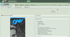 Desktop Screenshot of majaero.deviantart.com