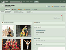 Tablet Screenshot of bharatanatyam.deviantart.com
