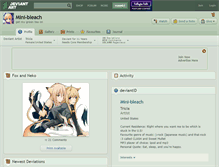 Tablet Screenshot of mini-bleach.deviantart.com