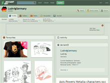 Tablet Screenshot of ludwiggermany.deviantart.com