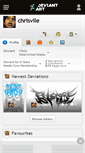 Mobile Screenshot of chrisvile.deviantart.com