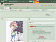 Tablet Screenshot of heartlessvampire.deviantart.com