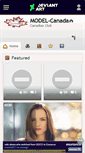 Mobile Screenshot of model-canada.deviantart.com
