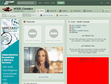 Tablet Screenshot of model-canada.deviantart.com