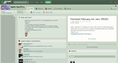 Desktop Screenshot of karin-yuri-fc.deviantart.com