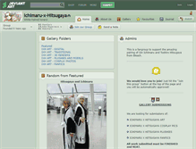Tablet Screenshot of ichimaru-x-hitsugaya.deviantart.com