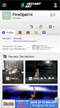 Mobile Screenshot of fireopal14.deviantart.com