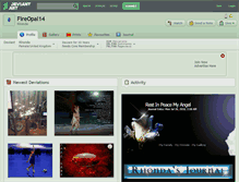 Tablet Screenshot of fireopal14.deviantart.com