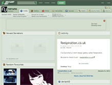 Tablet Screenshot of nenuno.deviantart.com