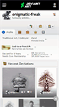 Mobile Screenshot of enigmatic-freak.deviantart.com