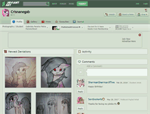 Tablet Screenshot of crisnanegab.deviantart.com