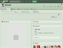 Tablet Screenshot of itaroyanx.deviantart.com