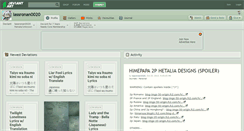 Desktop Screenshot of lassronan0020.deviantart.com