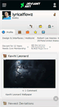 Mobile Screenshot of lyricalflowz.deviantart.com