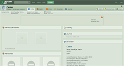 Desktop Screenshot of casker.deviantart.com