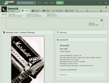 Tablet Screenshot of dannnuk.deviantart.com
