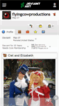 Mobile Screenshot of flyingcowproductions.deviantart.com
