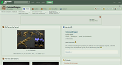Desktop Screenshot of colossaldragon.deviantart.com