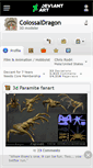 Mobile Screenshot of colossaldragon.deviantart.com