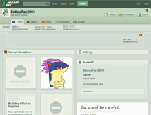 Tablet Screenshot of batistafan2003.deviantart.com