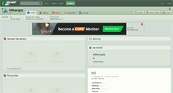 Desktop Screenshot of hithereplz.deviantart.com