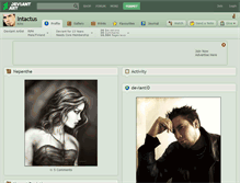 Tablet Screenshot of intactus.deviantart.com